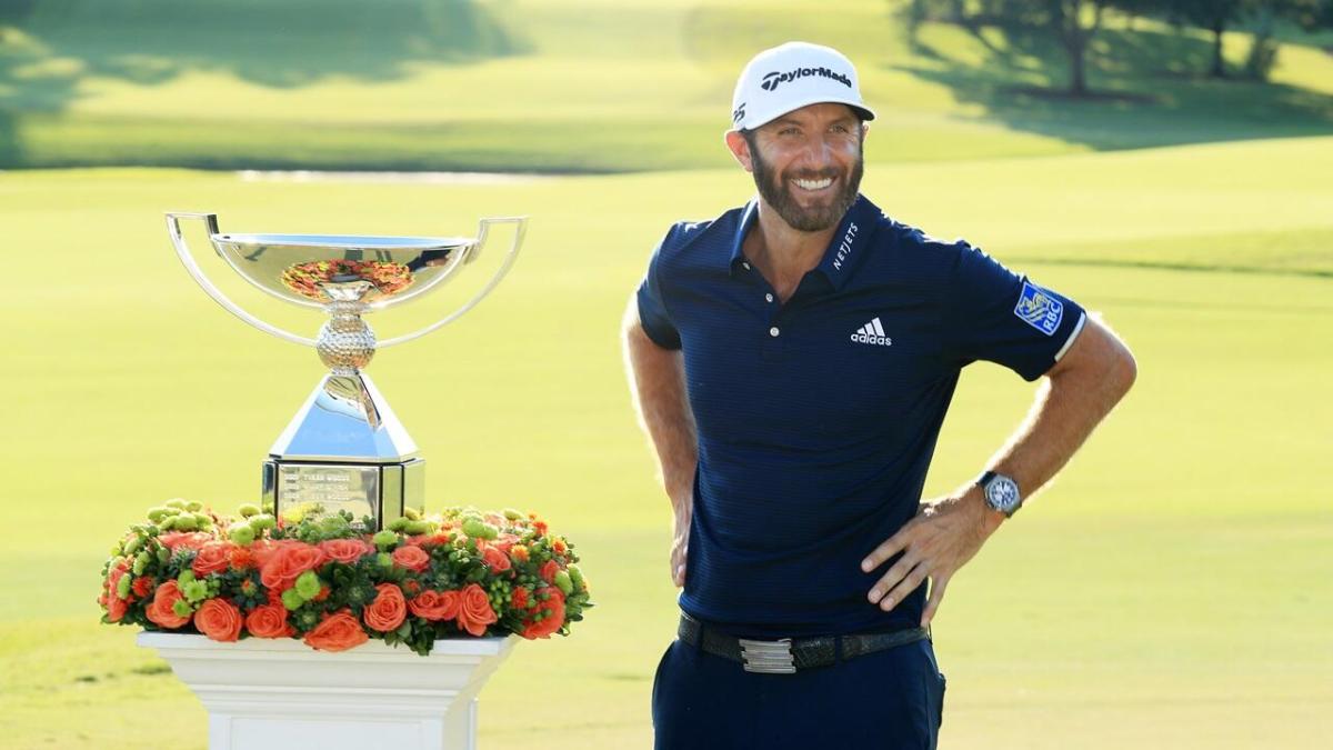 Golfer Dustin Johnson 